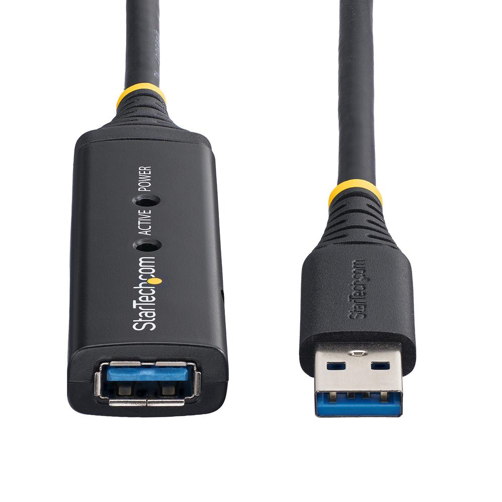 CABLE USB TIPO A STARTECH 5M/ MACHO-HEMBRA/ NEGRO