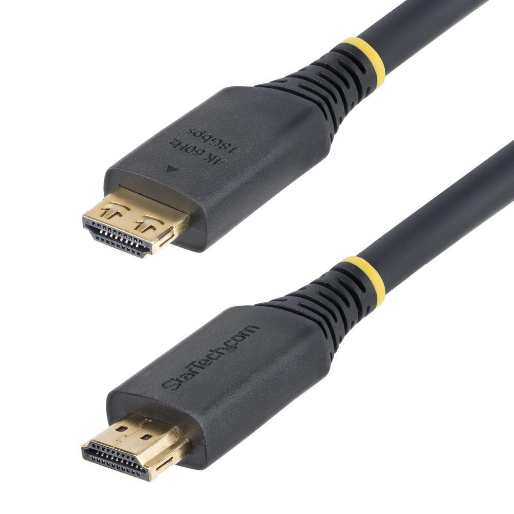 CABLE HDMI 4K CON AGARRE STARTECH 7M/ MACHO-MACHO/ NEGRO
