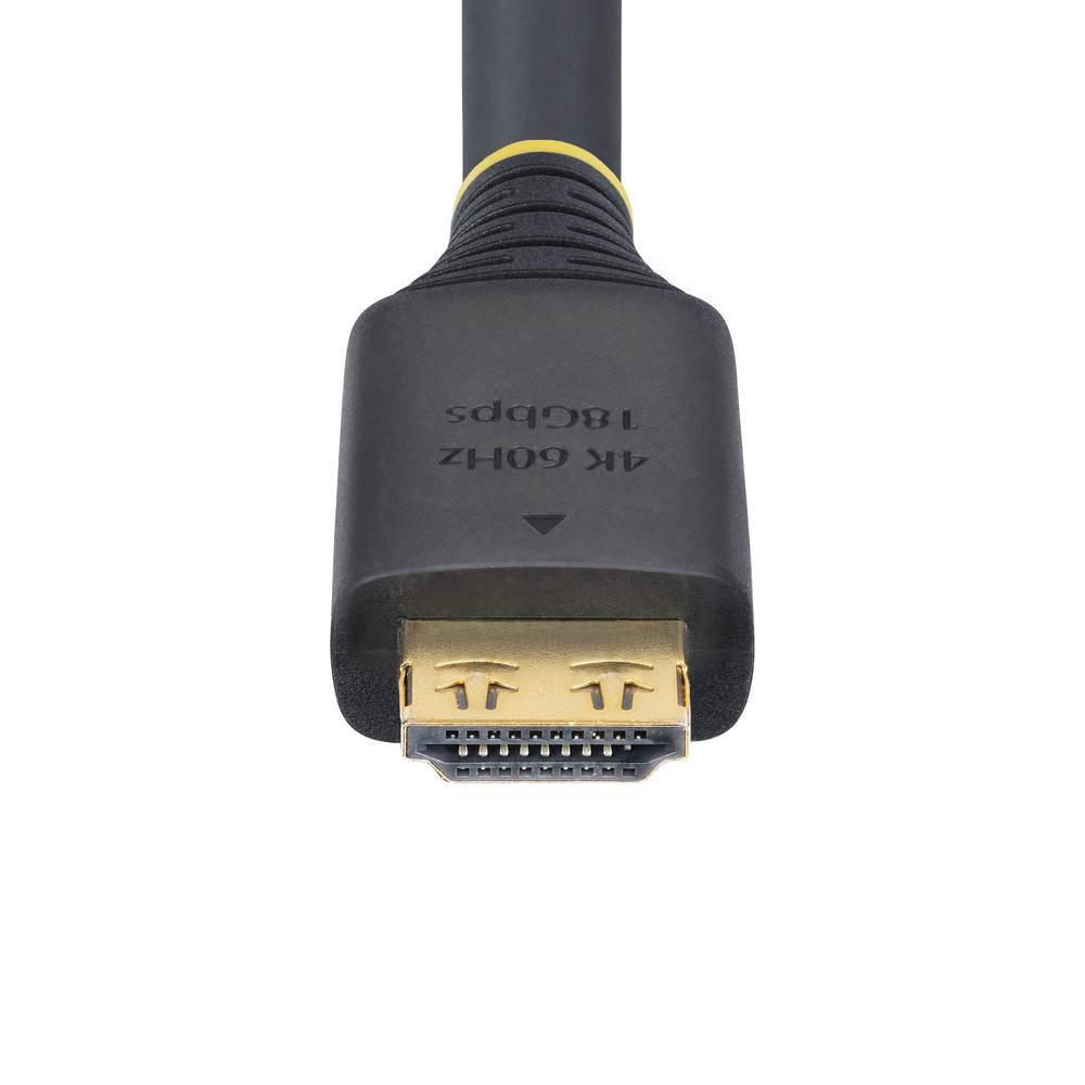 CABLE HDMI 4K CON AGARRE STARTECH 7M/ MACHO-MACHO/ NEGRO