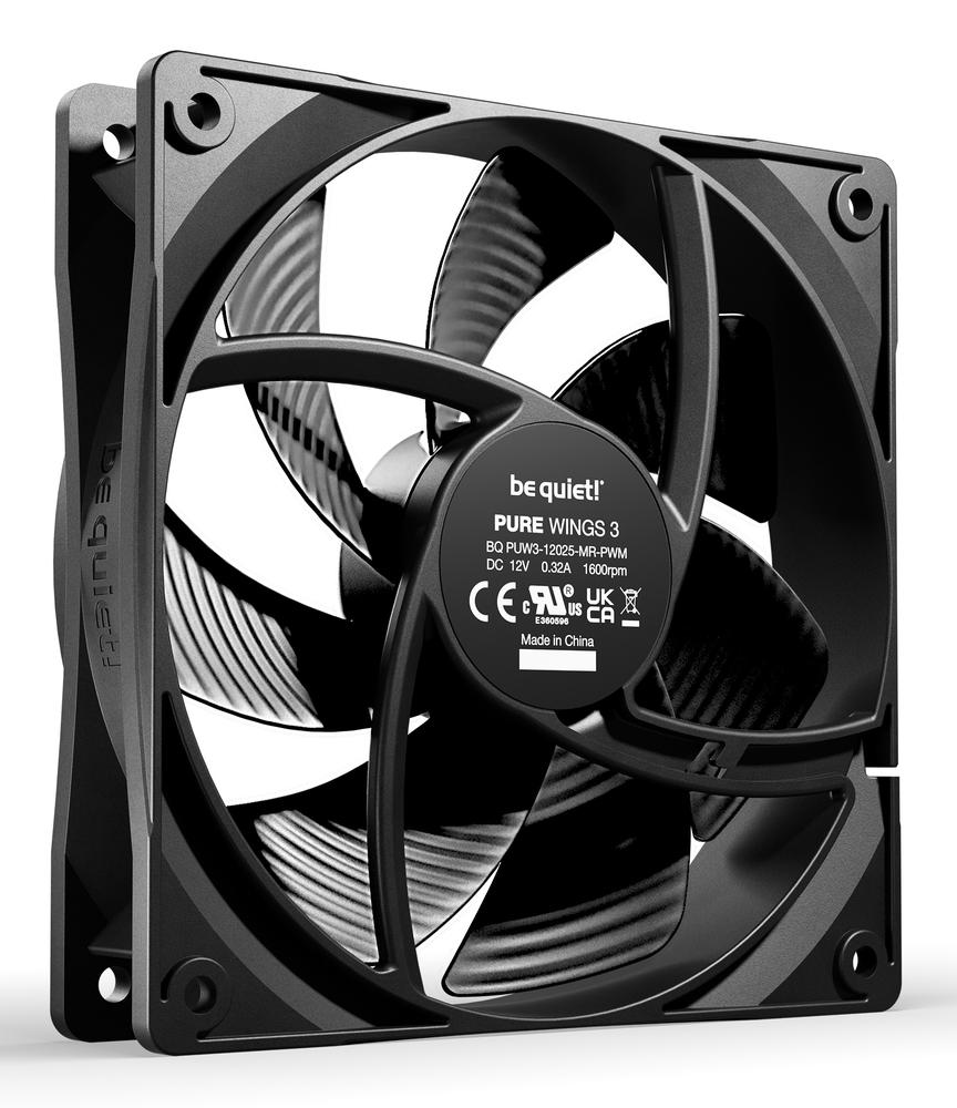 VENTILADOR CAJA BE QUIET! PURE WINGS 3 120MM NEGRO
