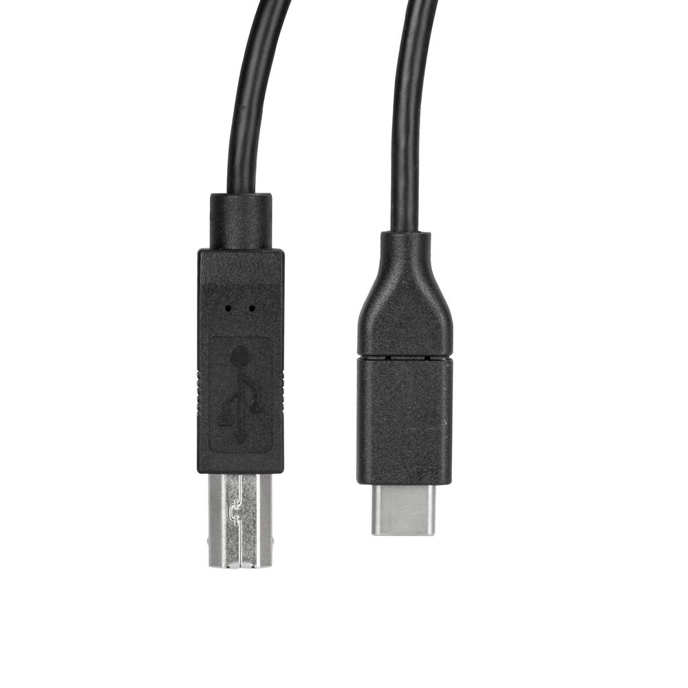 CABLE USB TIPO C A USB TIPO B STARTECH 0.5M/ MACHO-MACHO/ NEGRO