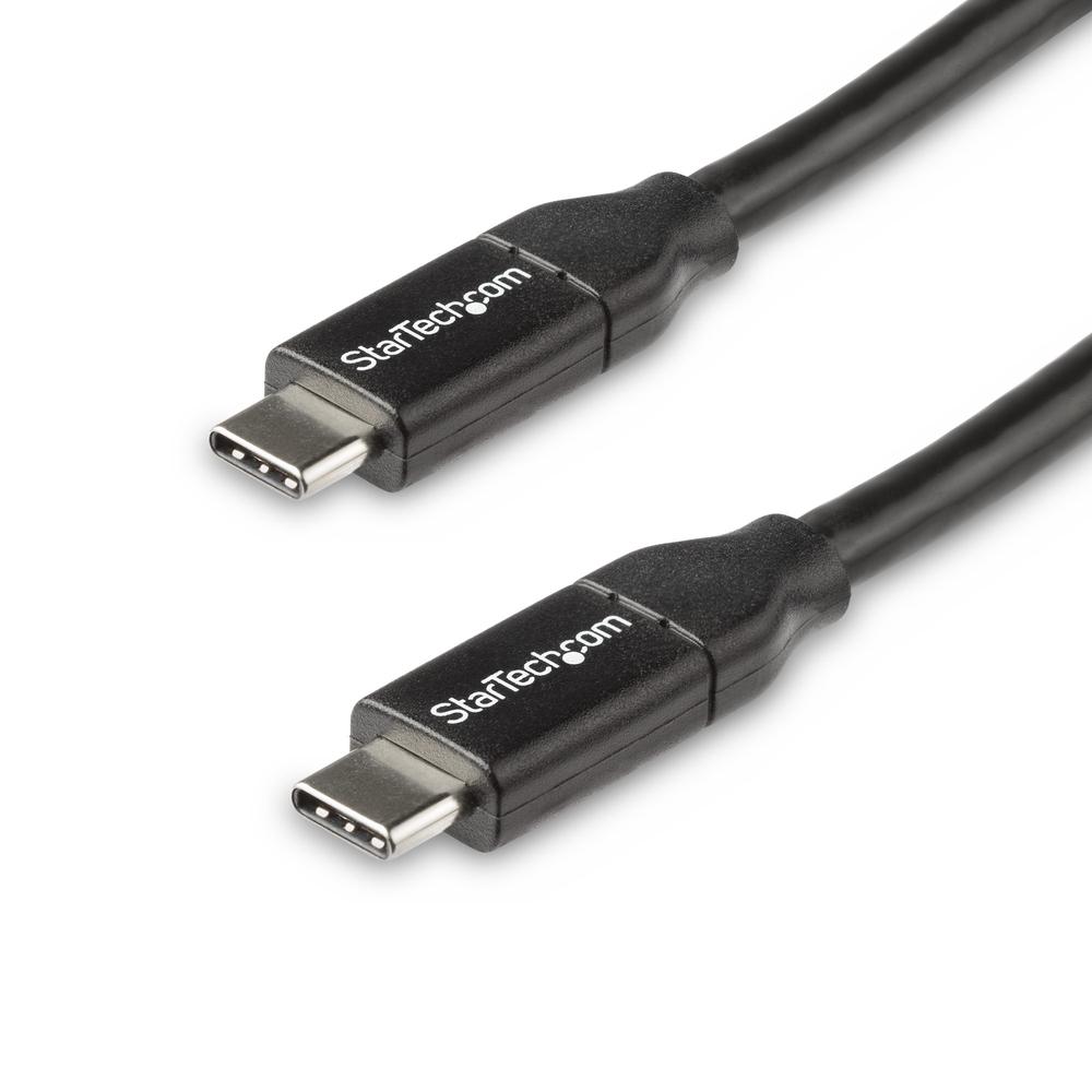 CABLE USB TIPO C STARTECH 0.5M/ MACHO-MACHO/ NEGRO