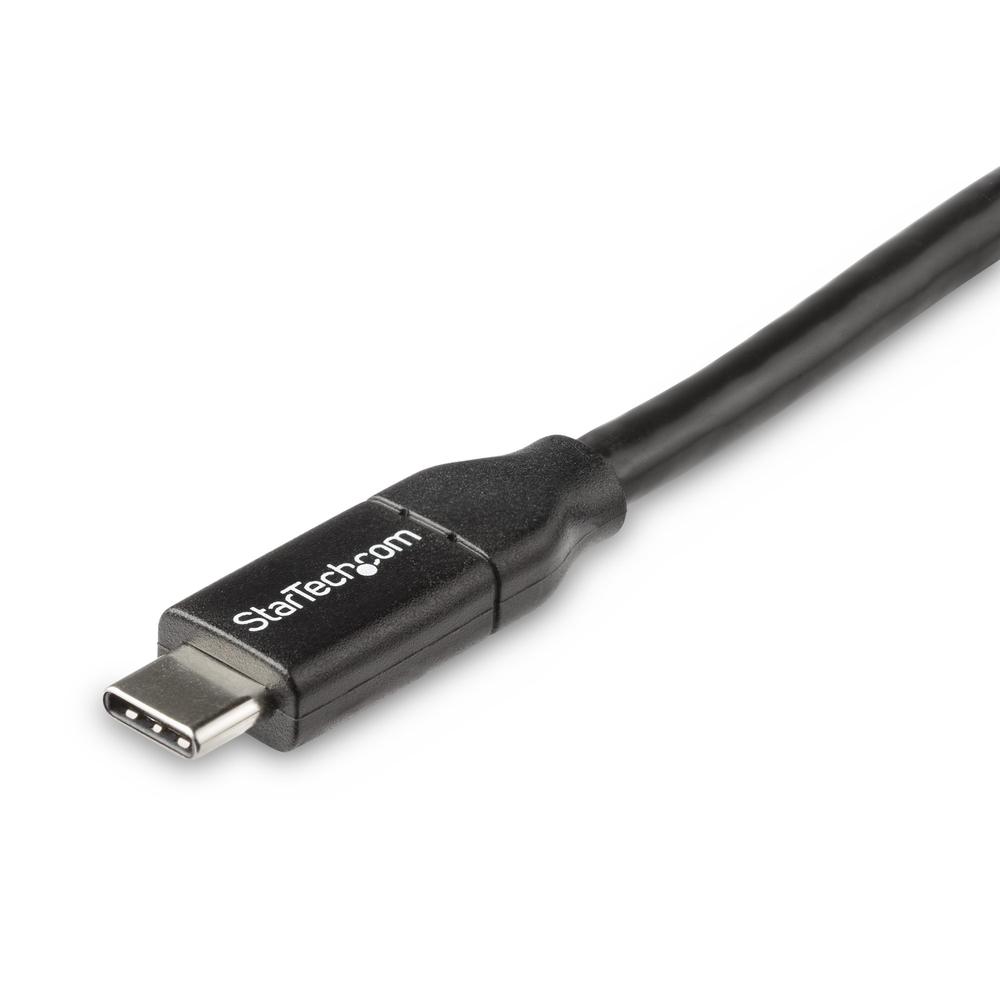 CABLE USB TIPO C STARTECH 0.5M/ MACHO-MACHO/ NEGRO