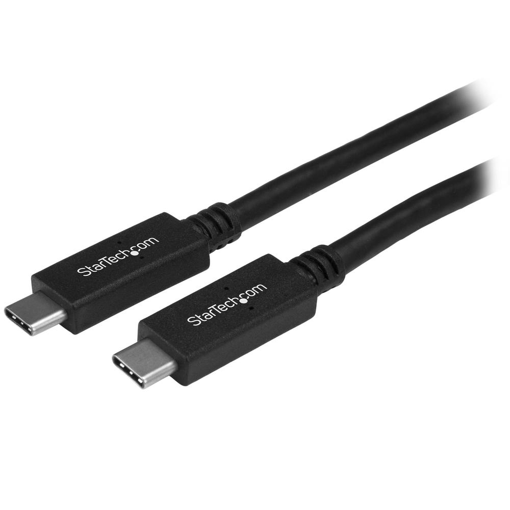 CABLE USB TIPO C STARTECH 0.5M/ MACHO-MACHO/ NEGRO