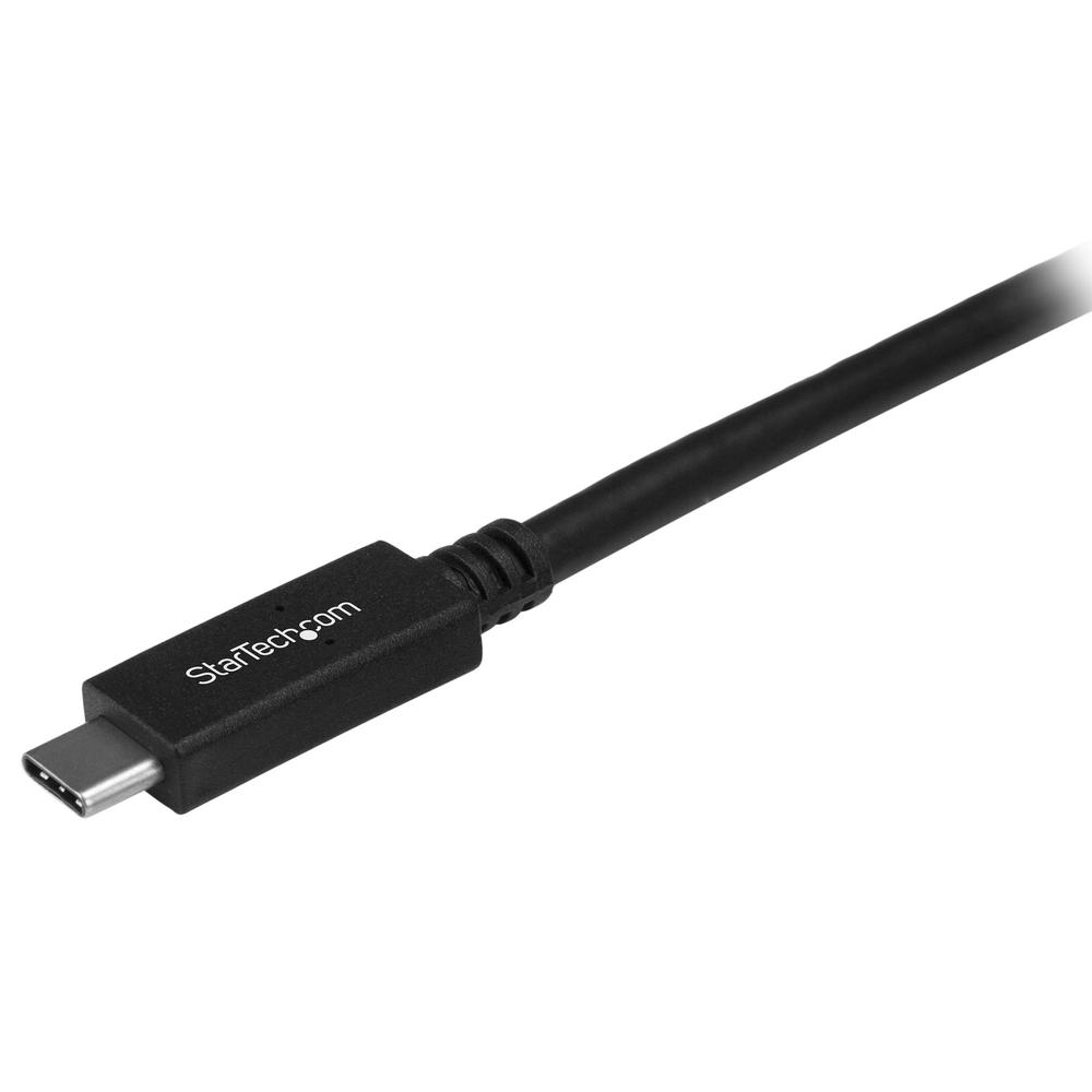 CABLE USB TIPO C STARTECH 0.5M/ MACHO-MACHO/ NEGRO