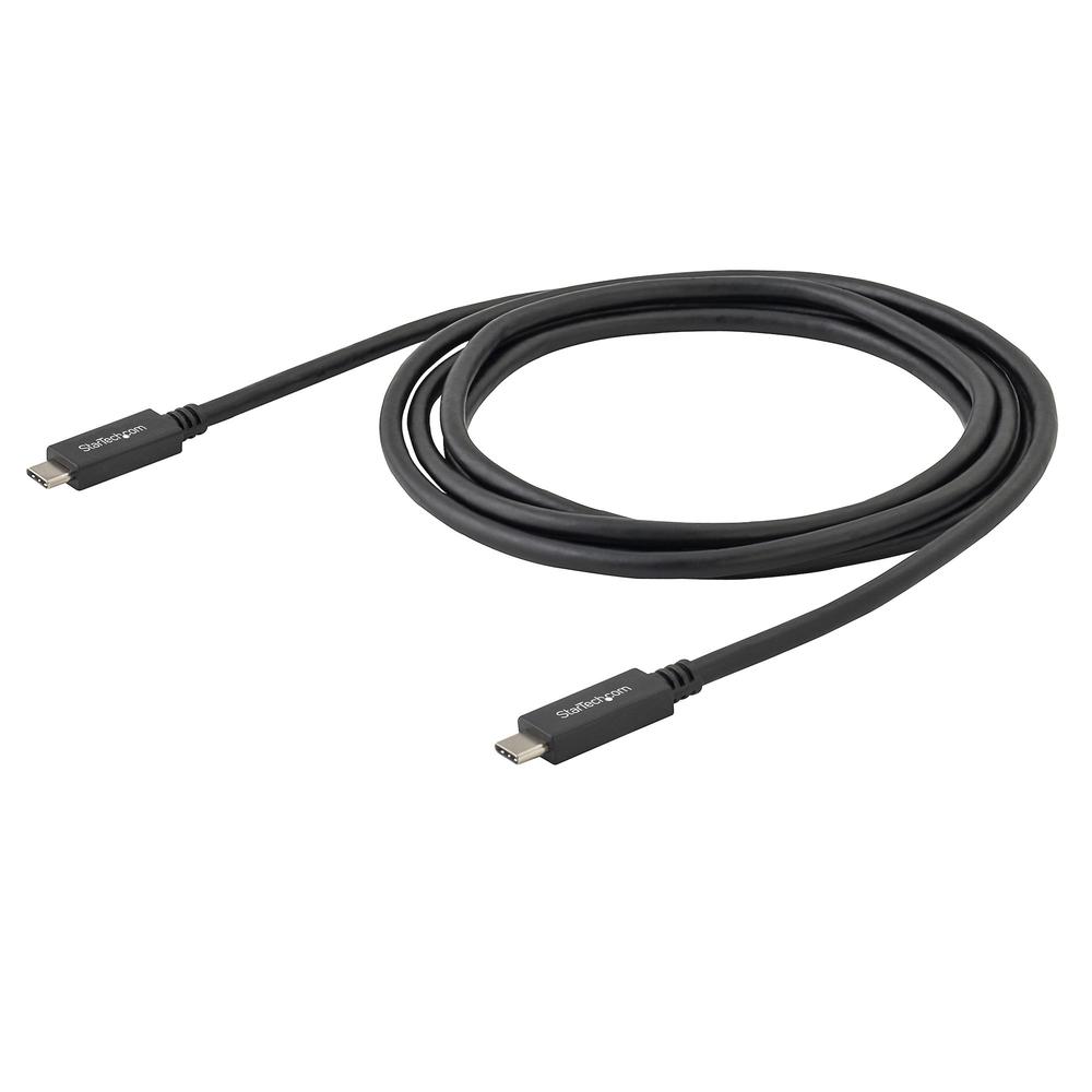 CABLE USB TIPO C STARTECH 0.5M/ MACHO-MACHO/ NEGRO