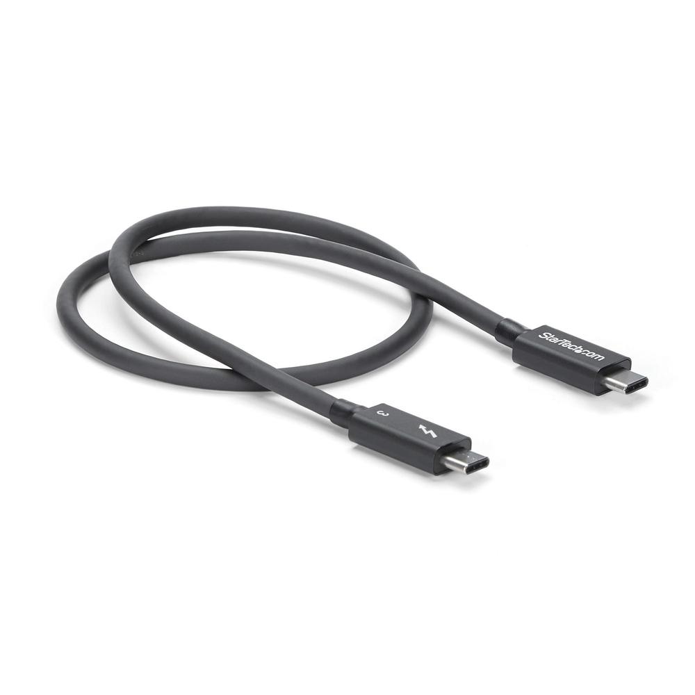 CABLE USB TIPO C STARTECH 0.5M/ MACHO-MACHO/ NEGRO