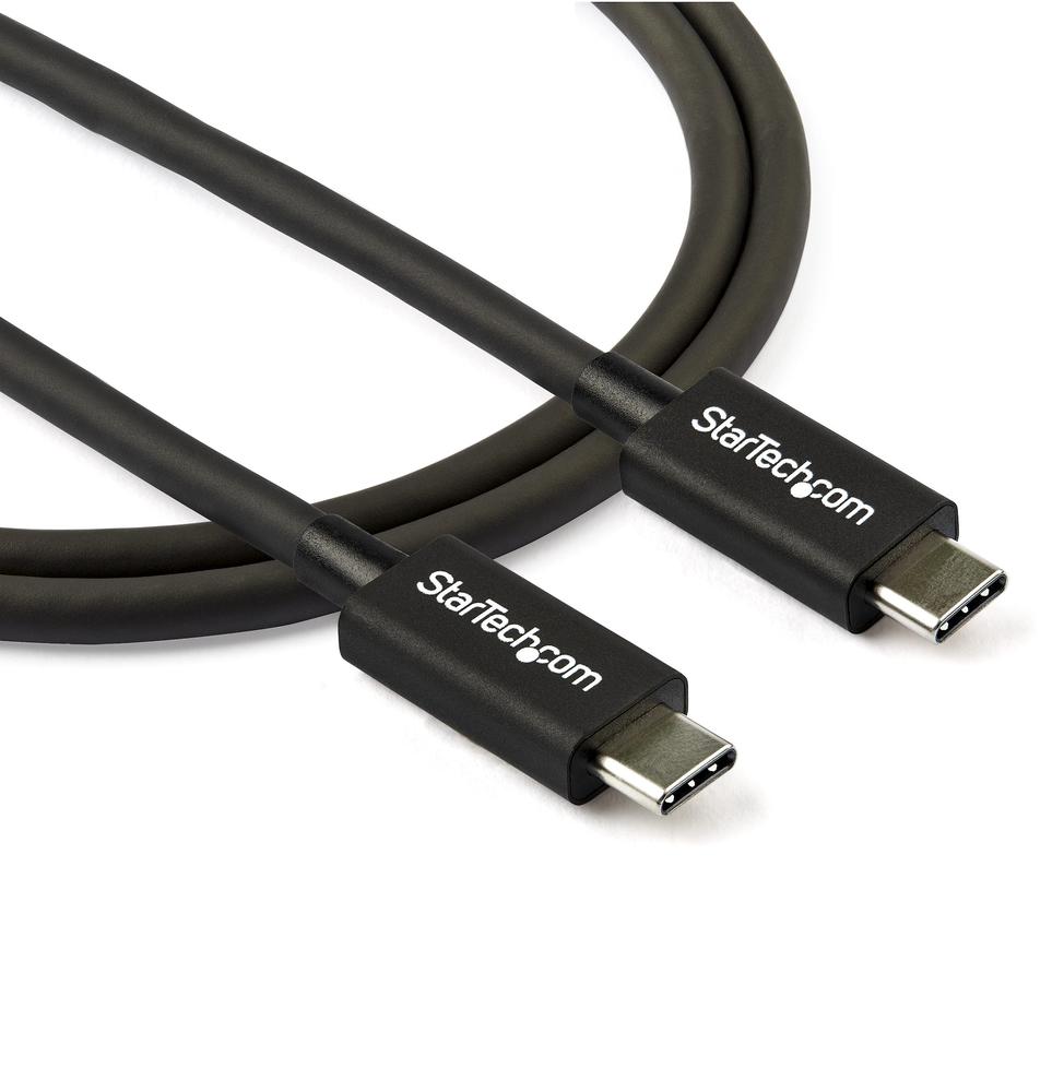 CABLE USB TIPO C STARTECH 0.8M/ MACHO-MACHO/ NEGRO