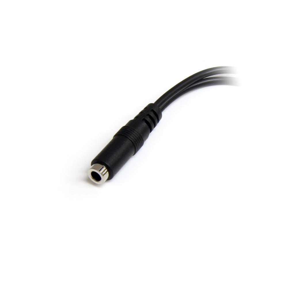 CABLE MINI JACK 3.5MM STARTECH MACHO-HEMBRA/ NEGRO