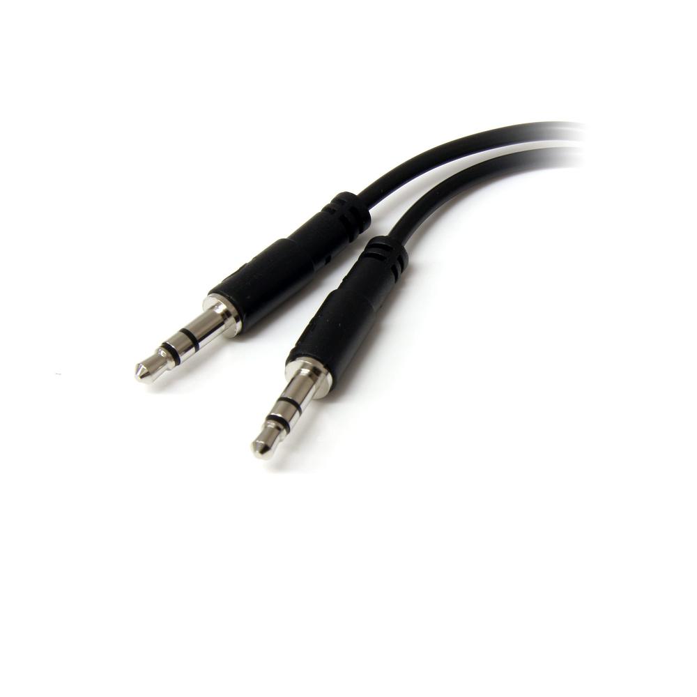 CABLE MINI JACK 3.5MM STARTECH MACHO-HEMBRA/ NEGRO