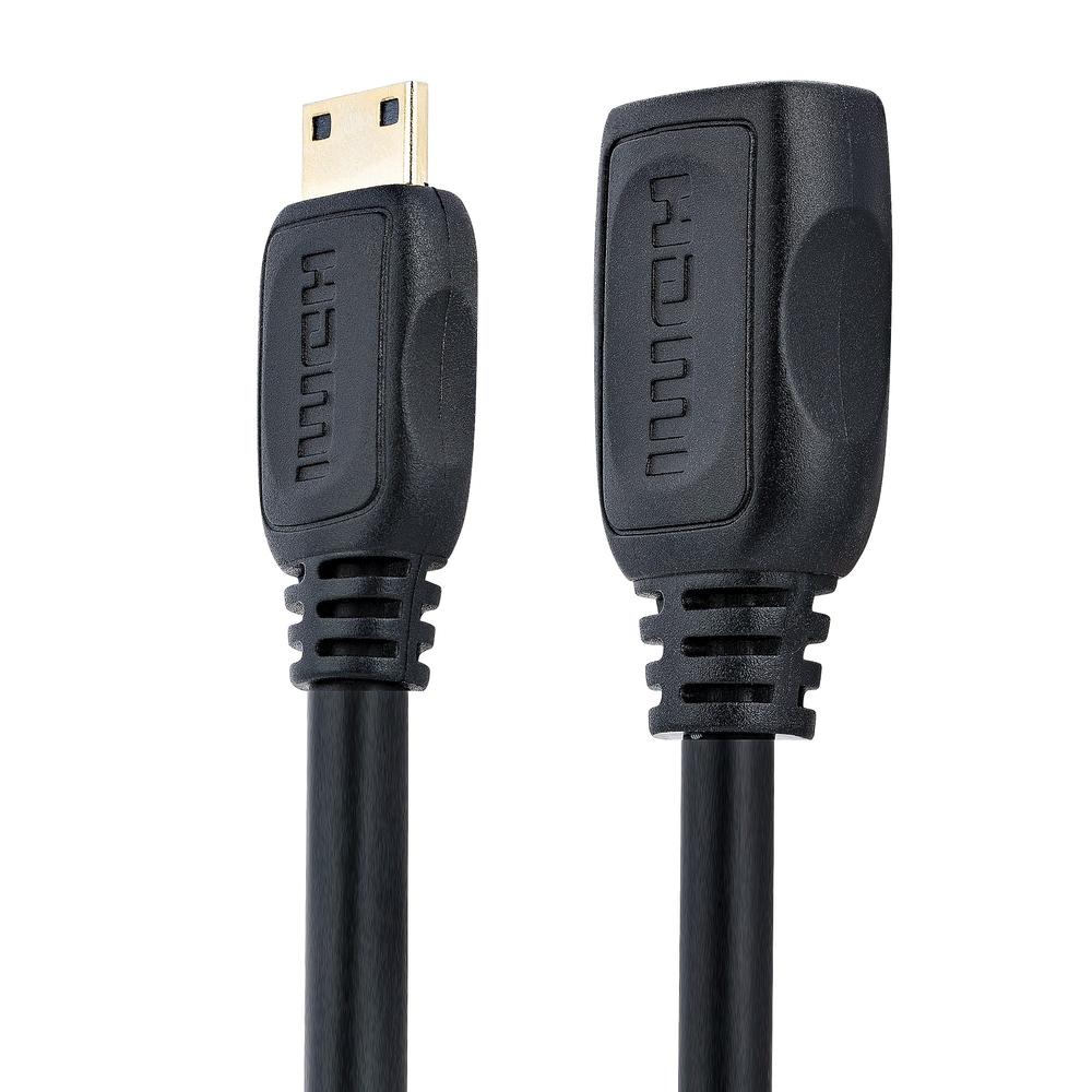 CABLE MINI HDMI A HDMI STARTECH 0.125M/ MACHO-HEMBRA/ NEGRO