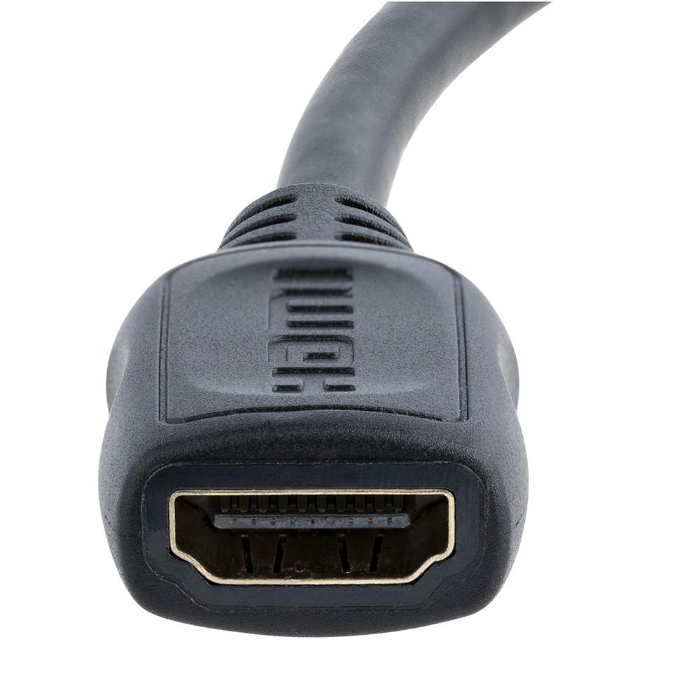CABLE MINI HDMI A HDMI STARTECH 0.125M/ MACHO-HEMBRA/ NEGRO