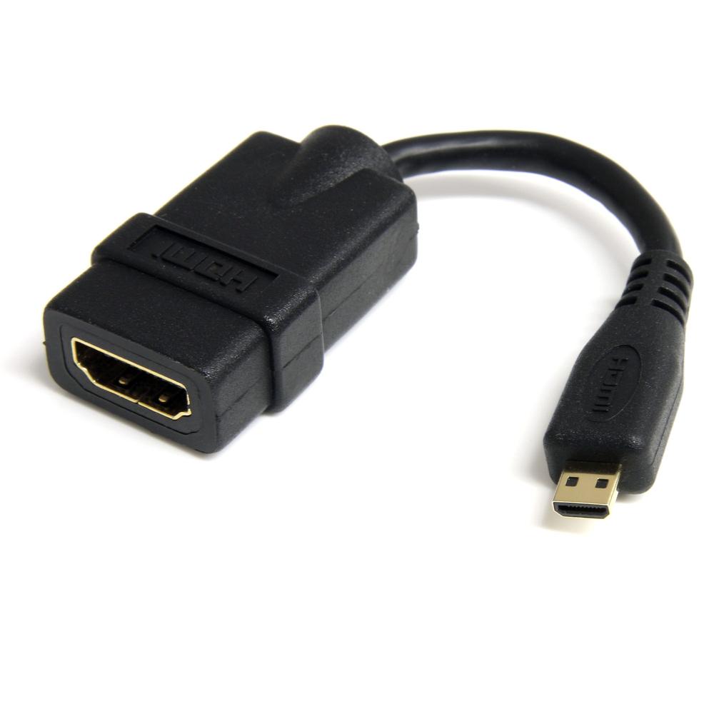 CABLE MICRO HDMI A HDMI STARTECH MACHO-HEMBRA/ NEGRO