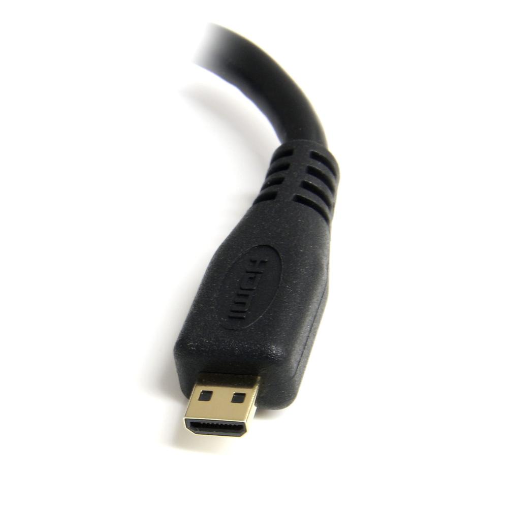 CABLE MICRO HDMI A HDMI STARTECH MACHO-HEMBRA/ NEGRO