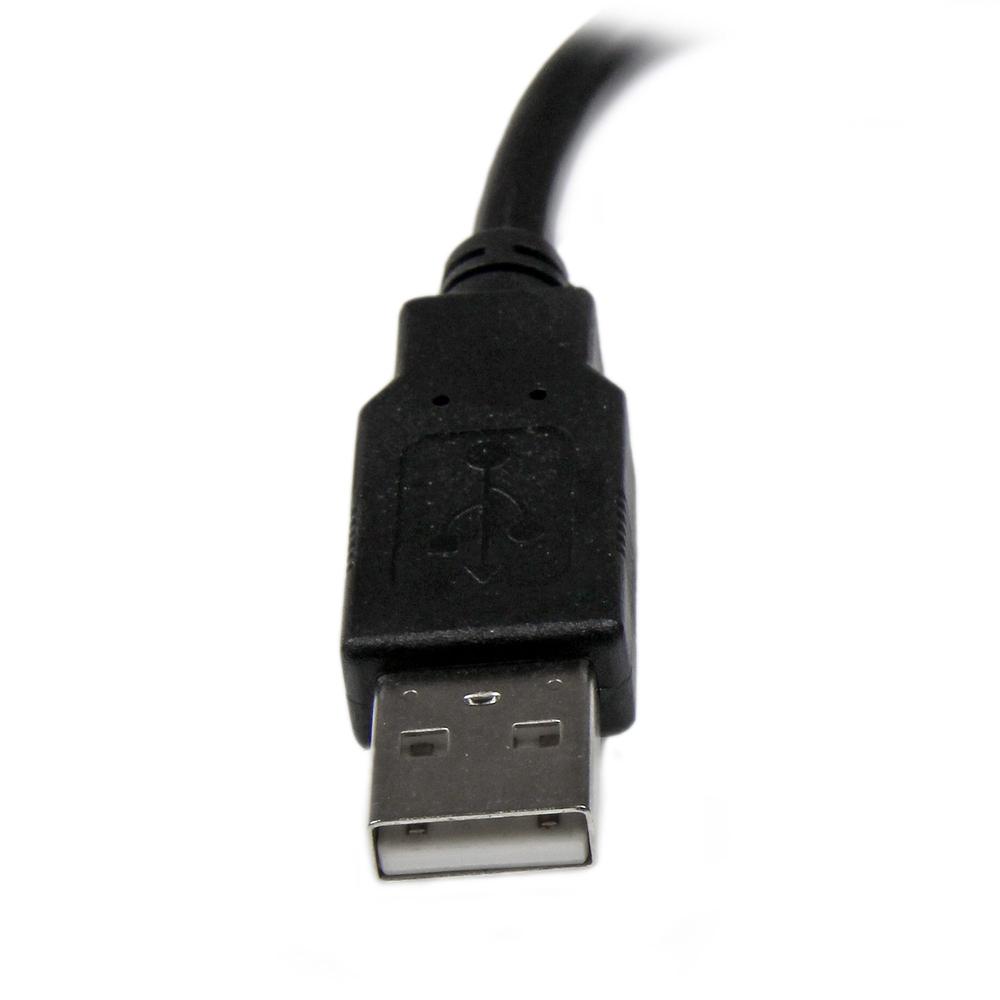 CABLE USB TIPO A STARTECH 0.15M/ MACHO-HEMBRA/ NEGRO