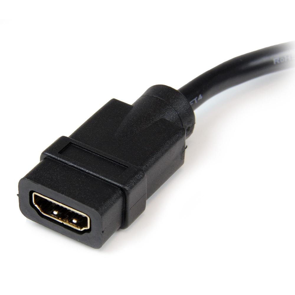 CABLE DVI-D A HDMI STARTECH 0.20M/ MACHO-HEMBRA/ NEGRO