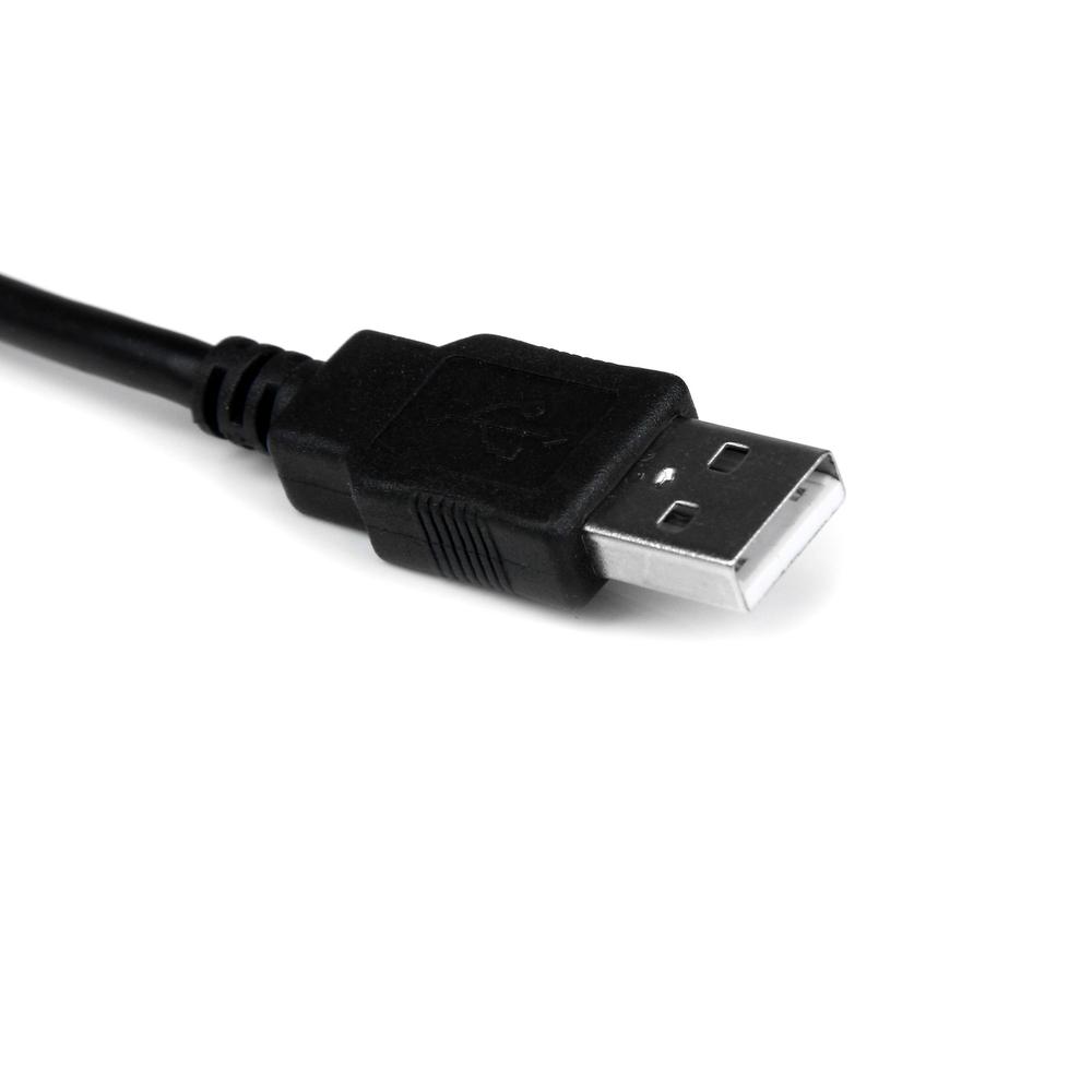 CABLE USB TIPO A A RS232 DB9 STARTECH 0.3M/ MACHO-MACHO/ NEGRO