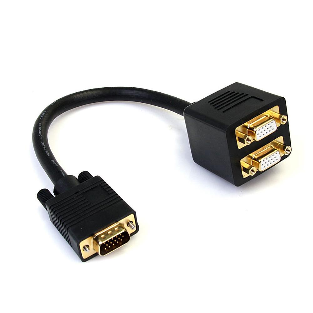 CABLE VGA STARTECH 0.3M/ MACHO-HEMBRA/ NEGRO