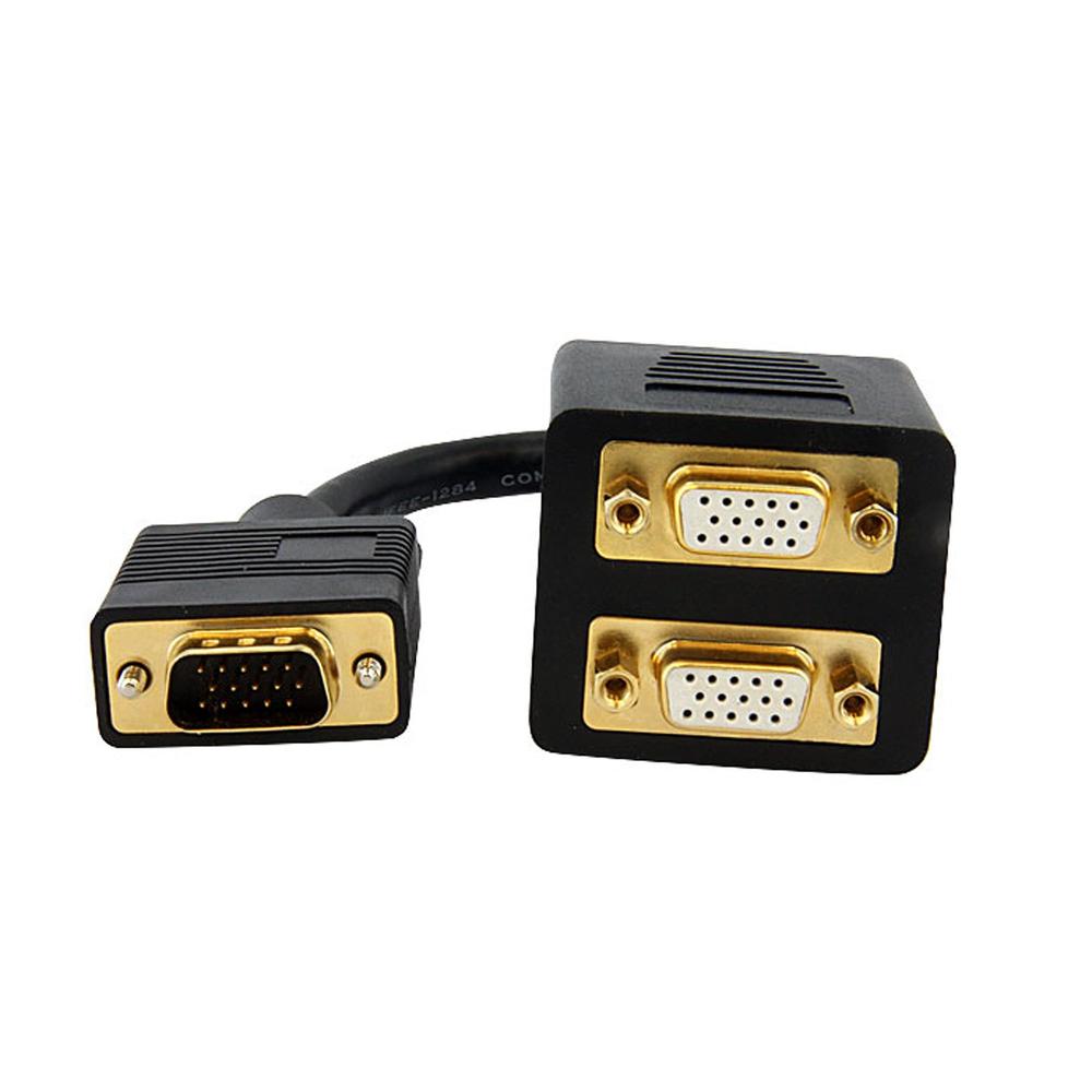 CABLE VGA STARTECH 0.3M/ MACHO-HEMBRA/ NEGRO