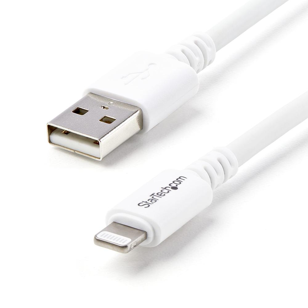 CABLE LIGHTNING A USB TIPO A STARTECH 2M/ MACHO-MACHO/ BLANCO