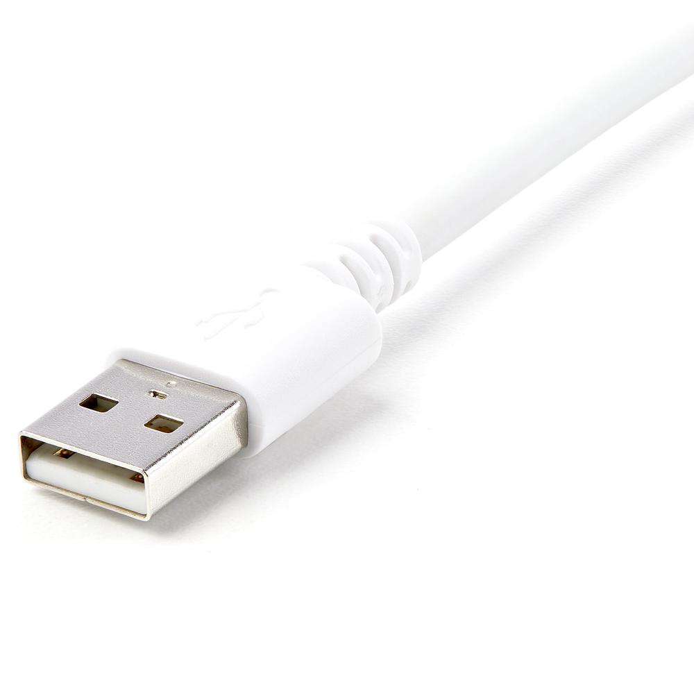 CABLE LIGHTNING A USB TIPO A STARTECH 1M/ MACHO-MACHO/ BLANCO