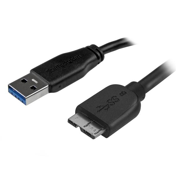 CABLE USB TIPO A A MICRO USB TIPO B STARTECH 0.5M/ MACHO-MACHO/ NEGRO