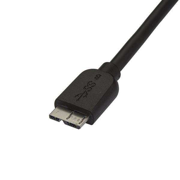 CABLE USB TIPO A A MICRO USB TIPO B STARTECH 0.5M/ MACHO-MACHO/ NEGRO