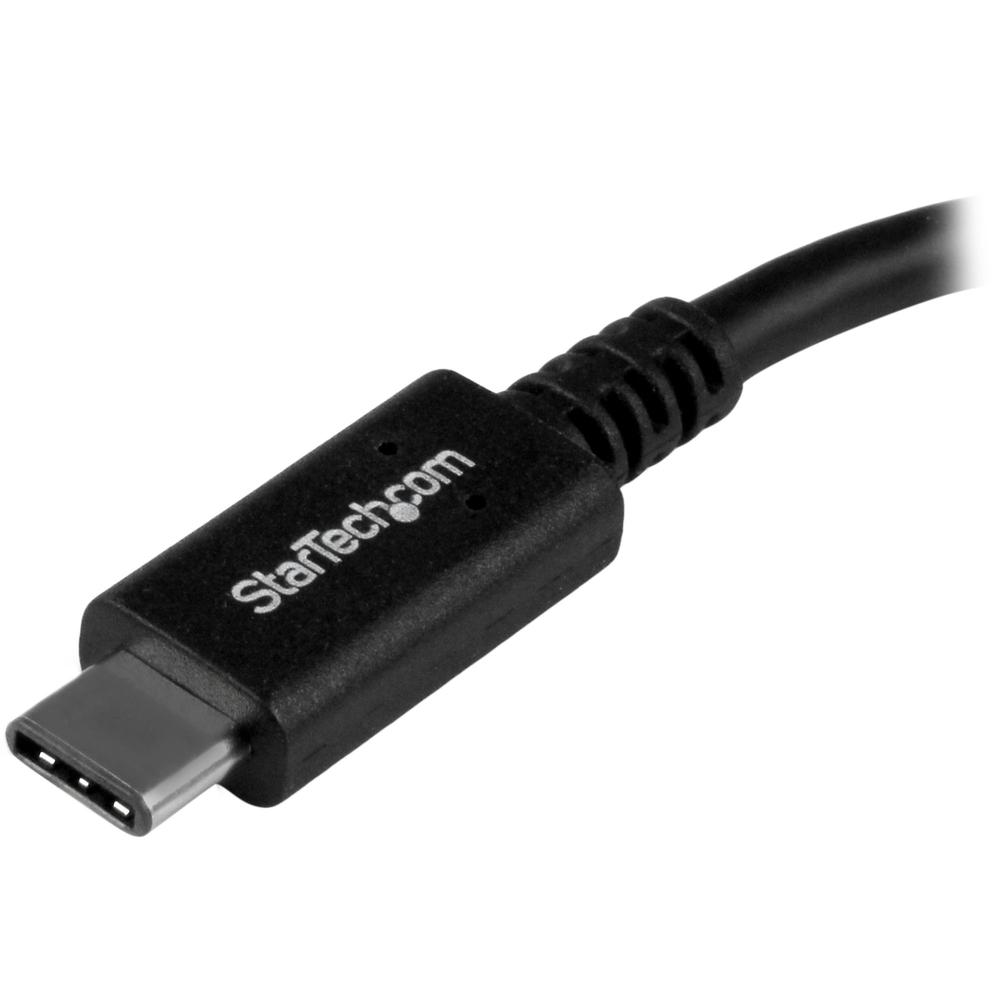 CABLE USB TIPO C A USB TIPO A STARTECH 0.15M/ MACHO-HEMBRA/ NEGRO