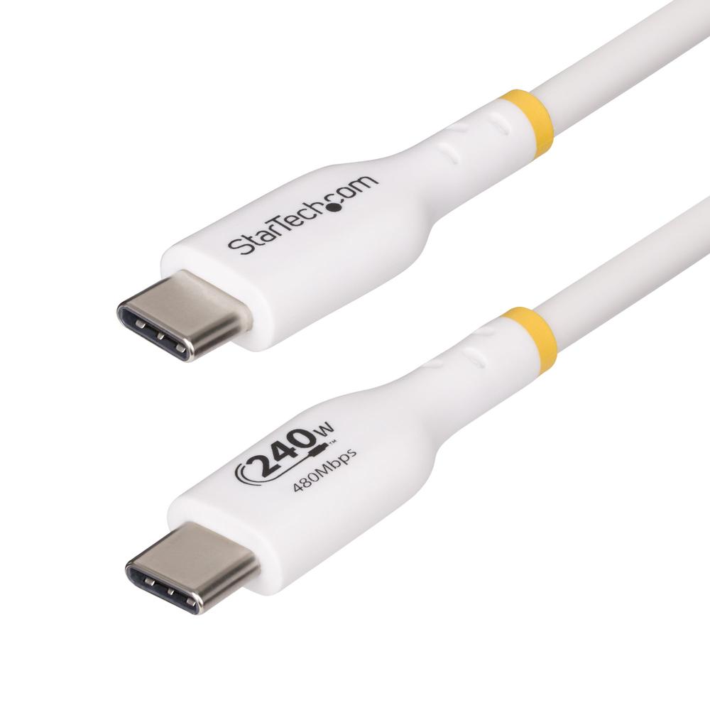 CABLE USB TIPO C STARTECH 1M/ MACHO-MACHO/ BLANCO