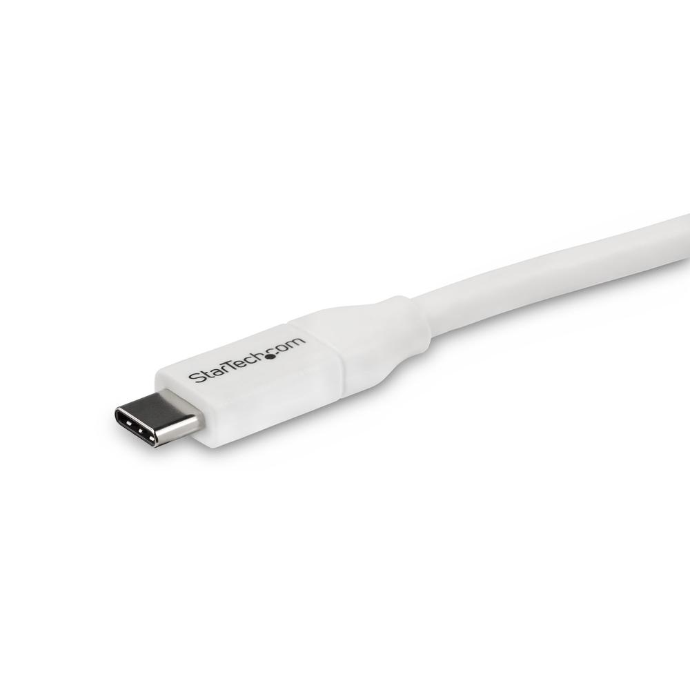 CABLE USB TIPO C STARTECH 4M/ MACHO-MACHO/ BLANCO