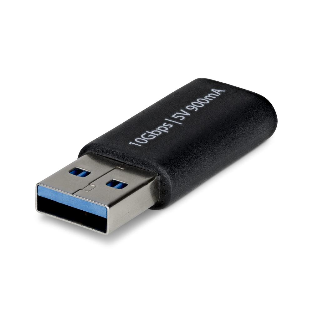 ADAPTADOR USB TIPO A A USB TIPO C STARTECH MACHO-HEMBRA/ NEGRO
