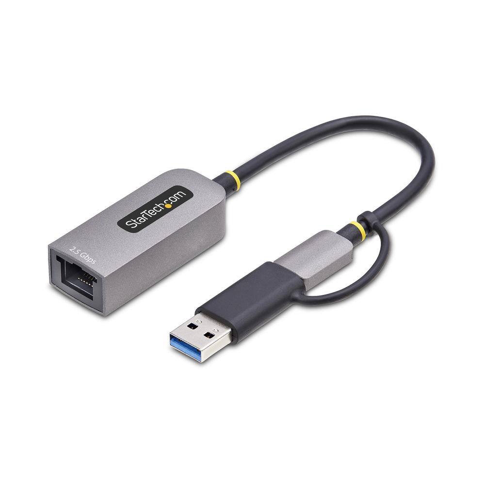 ADAPTADOR USB TIPO C/USB TIPO A A ETHERNET STARTECH MACHO-HEMBRA
