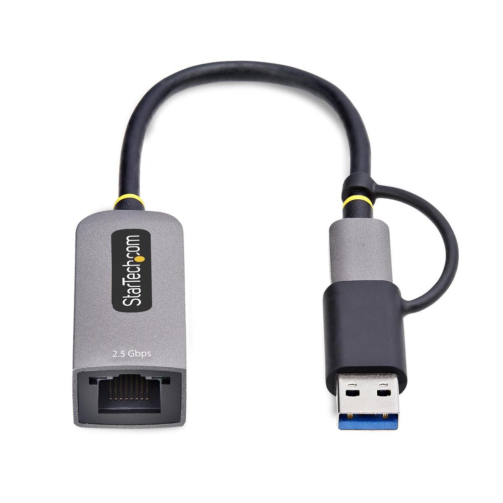 ADAPTADOR USB TIPO C/USB TIPO A A ETHERNET STARTECH MACHO-HEMBRA
