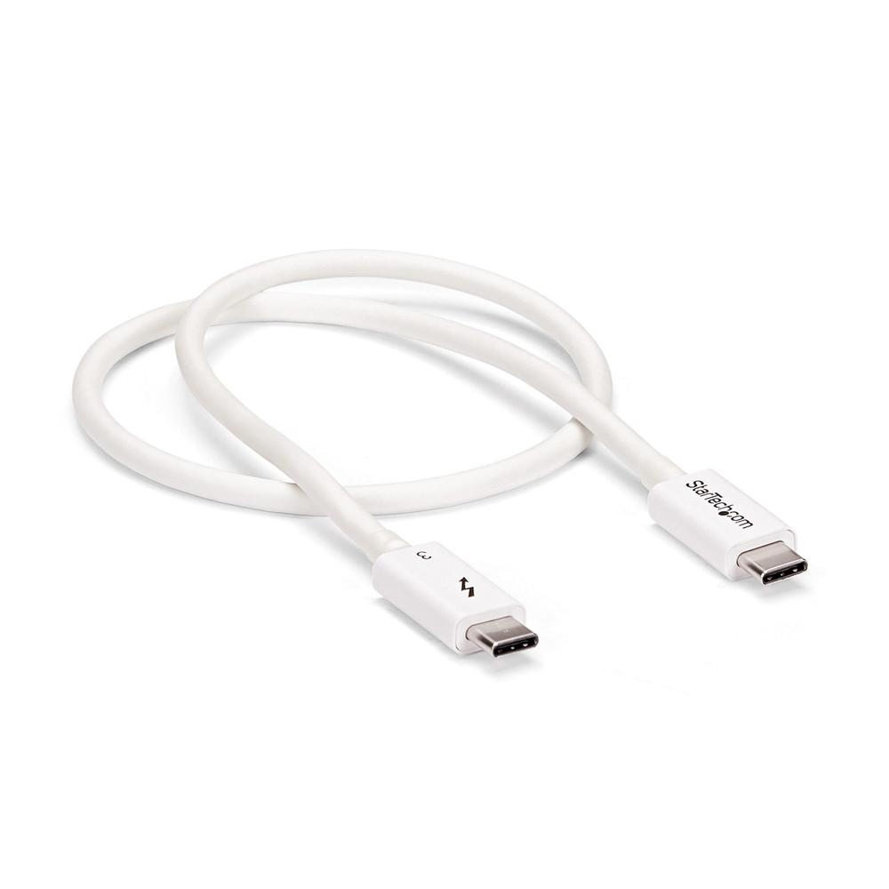 CABLE USB TIPO C STARTECH 0.5M/ MACHO-MACHO/ BLANCO
