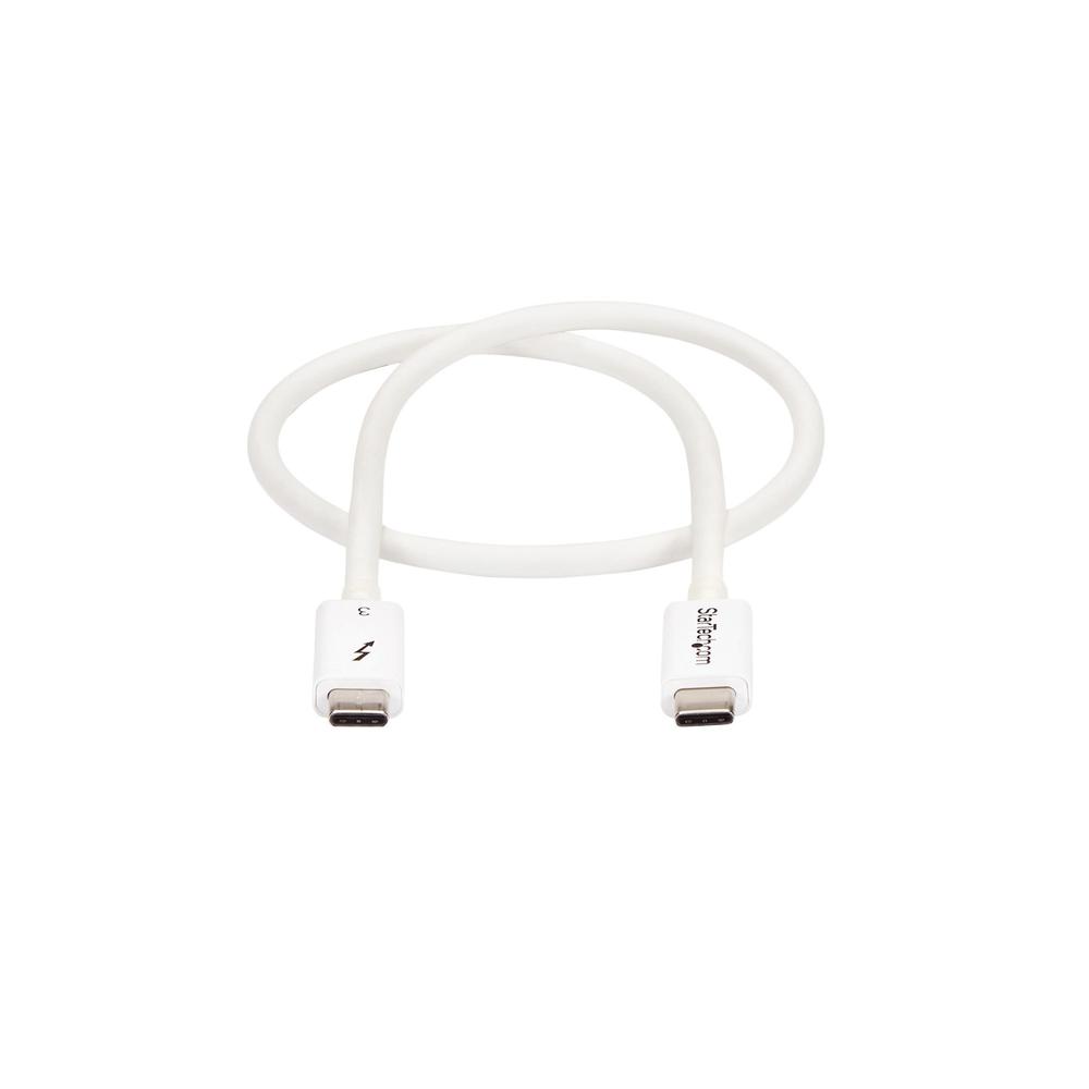 CABLE USB TIPO C STARTECH 0.5M/ MACHO-MACHO/ BLANCO