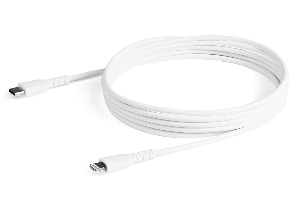 CABLE LIGHTNING A USB TIPO C STARTECH 2M/ MACHO-MACHO/ BLANCO