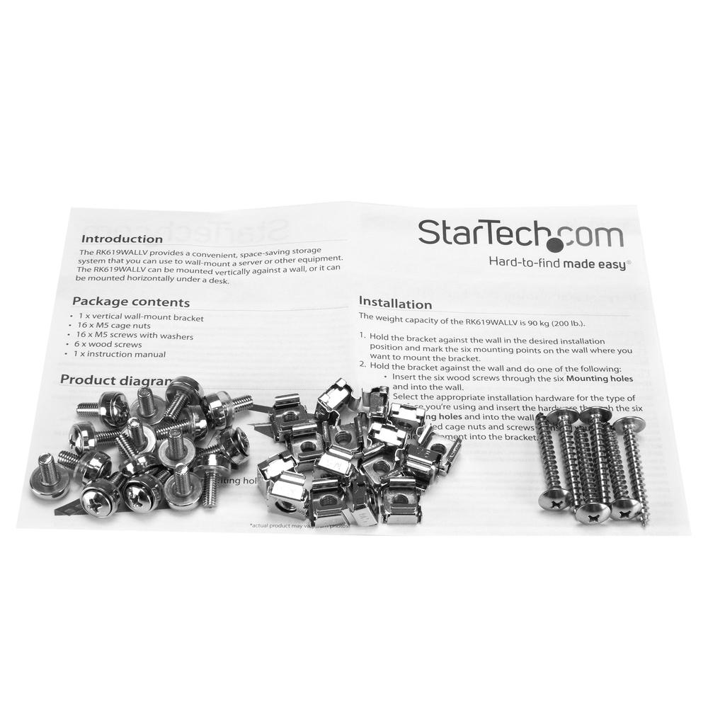 SOPORTE STARTECH PARA RACK 6U 19"