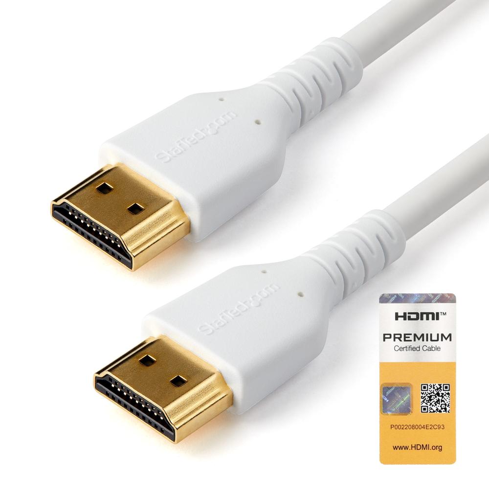 CABLE HDMI 4K STARTECH 2M/ MACHO-MACHO/ BLANCO