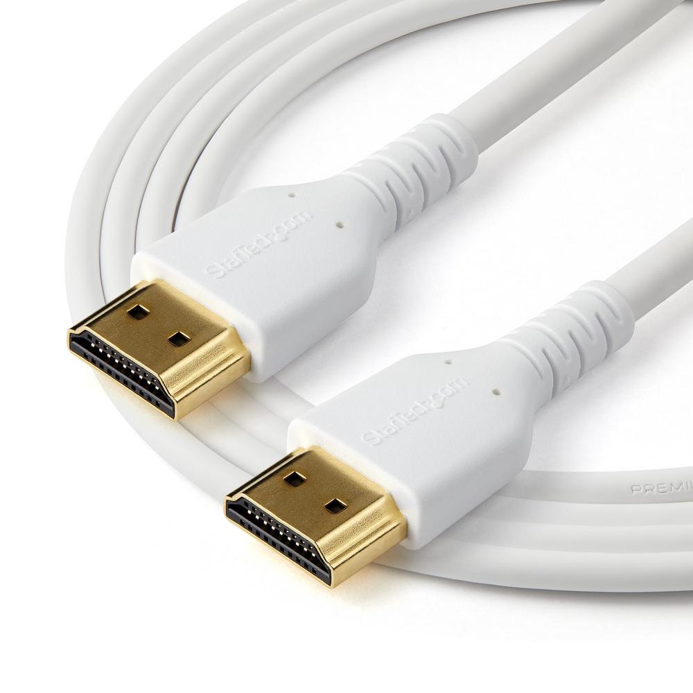 CABLE HDMI 4K STARTECH 2M/ MACHO-MACHO/ BLANCO