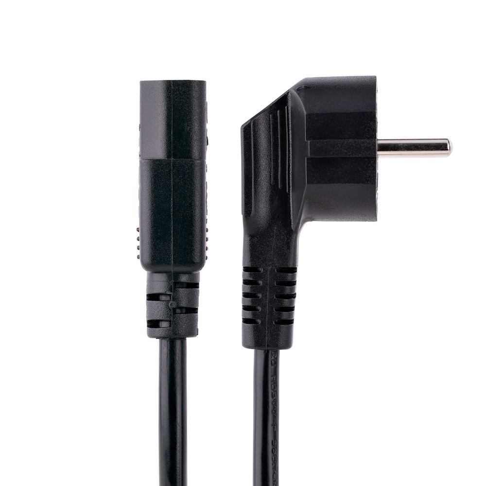 CABLE SCHUKO A C13 STARTECH 2M/ MACHO-HEMBRA/ NEGRO