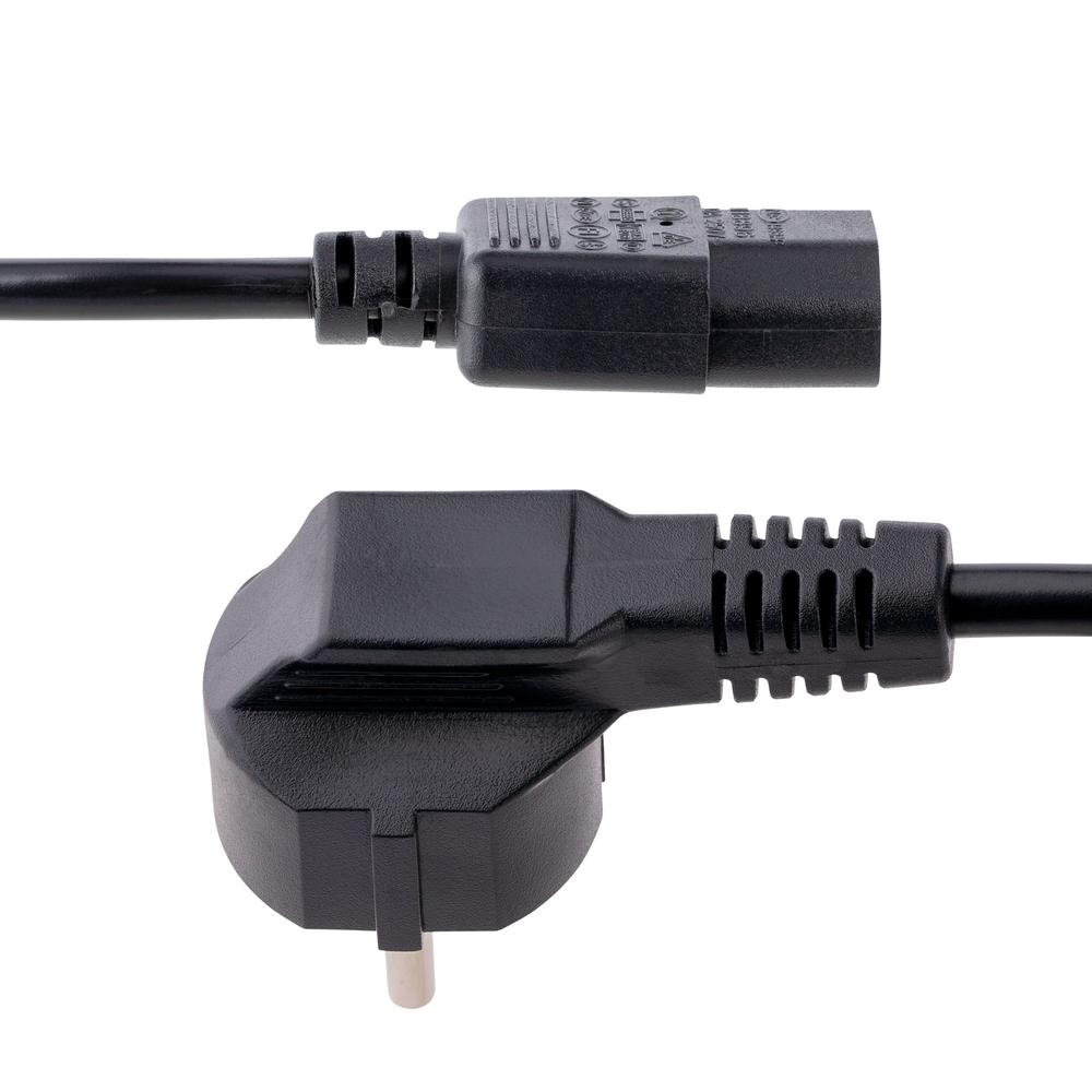 CABLE SCHUKO A C13 STARTECH 2M/ MACHO-HEMBRA/ NEGRO