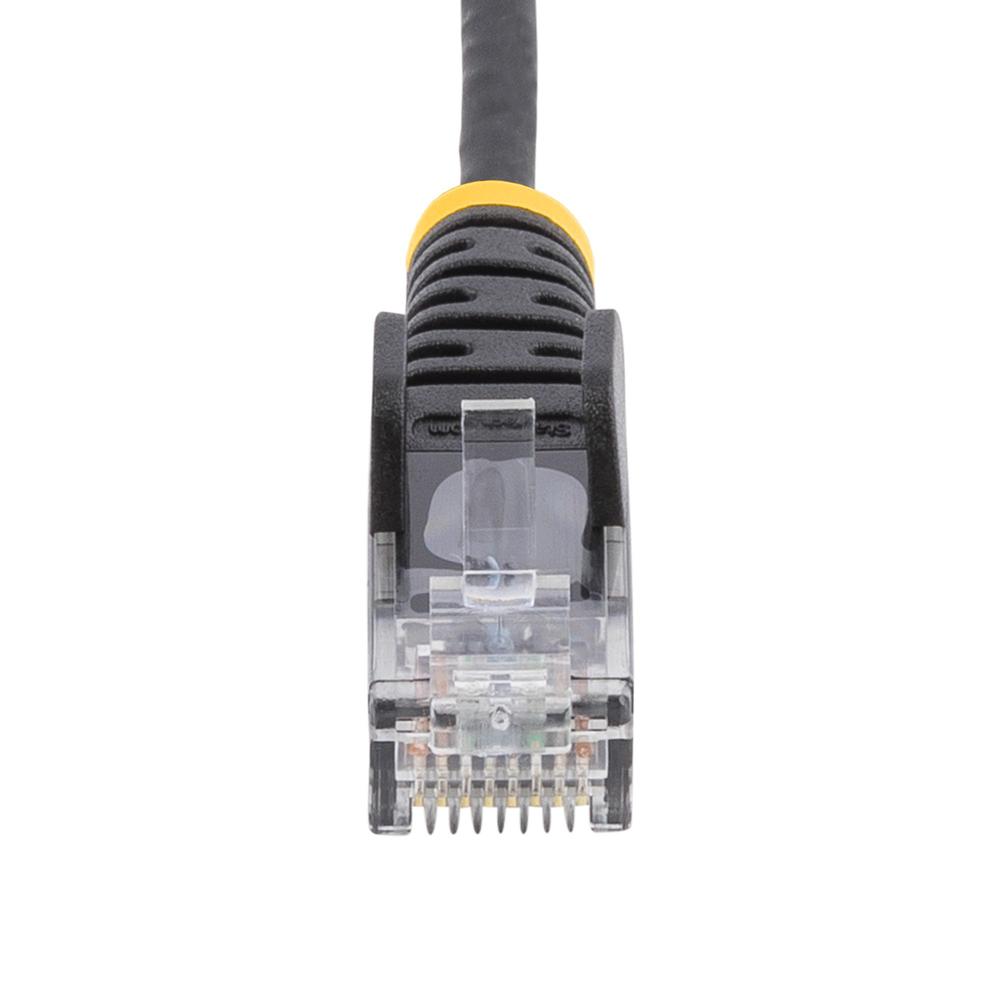 CABLE DE RED STARTECH LATIGUILLO RJ45 LSZH UTP CAT6 2M NEGRO
