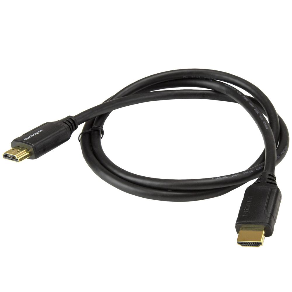 CABLE HDMI 4K STARTECH 1M/ MACHO-MACHO/ NEGRO