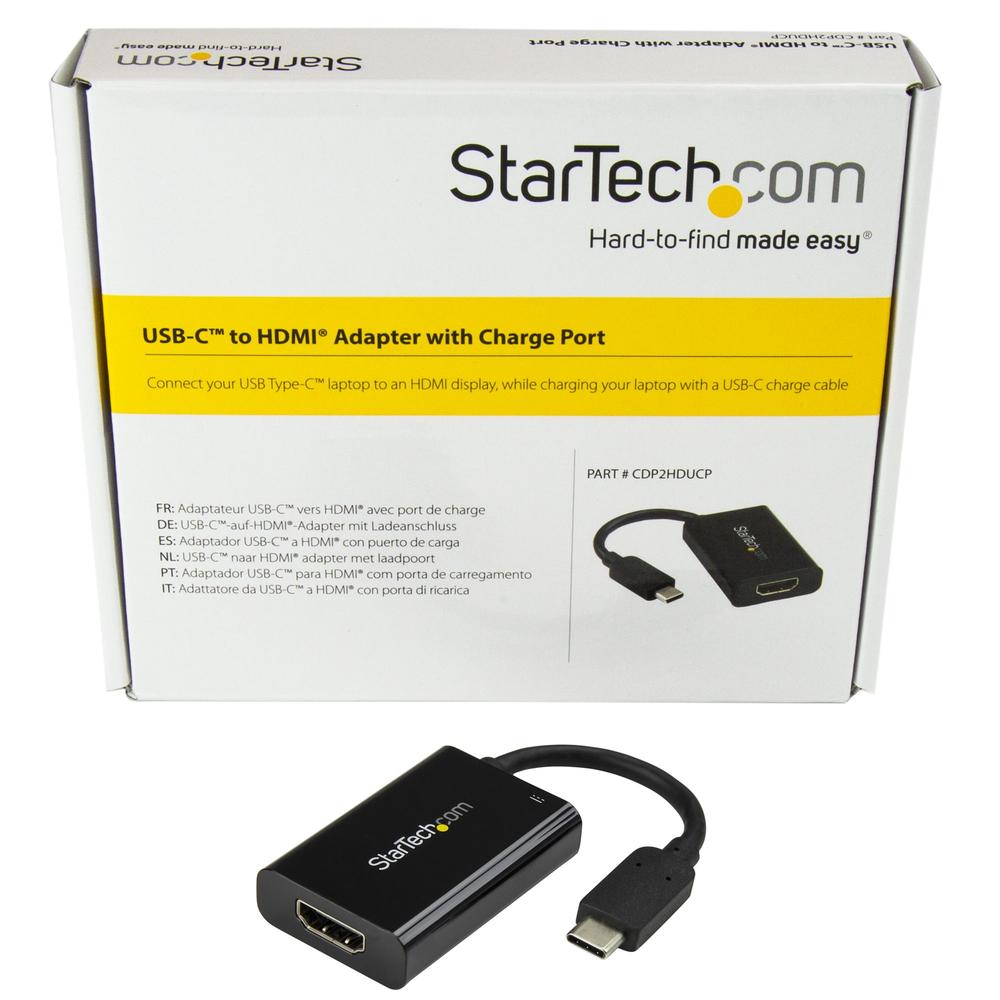 ADAPTADOR EXTERNO USB TIPO C A HDMI STARTECH MACHO-HEMBRA/ NEGRO
