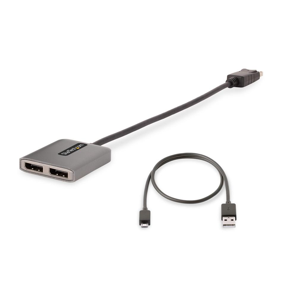 HUB STARTECH DISPLAYPORT 2 EN 1
