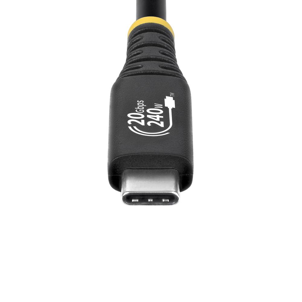CABLE USB TIPO C STARETCH 2M/ MACHO-MACHO/ NEGRO