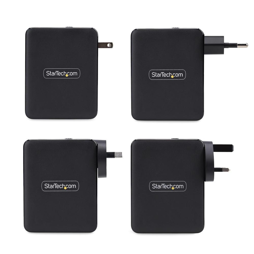 CARGADOR DE PARED PARA PORTATIL GAN STARTECH 140W 4X USB TIPO C