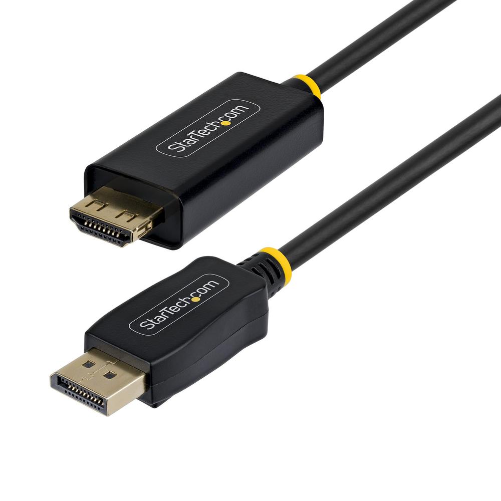 CABLE DISPLAYPORT A HDMI STARTECH 1M/ MACHO-MACHO/ NEGRO