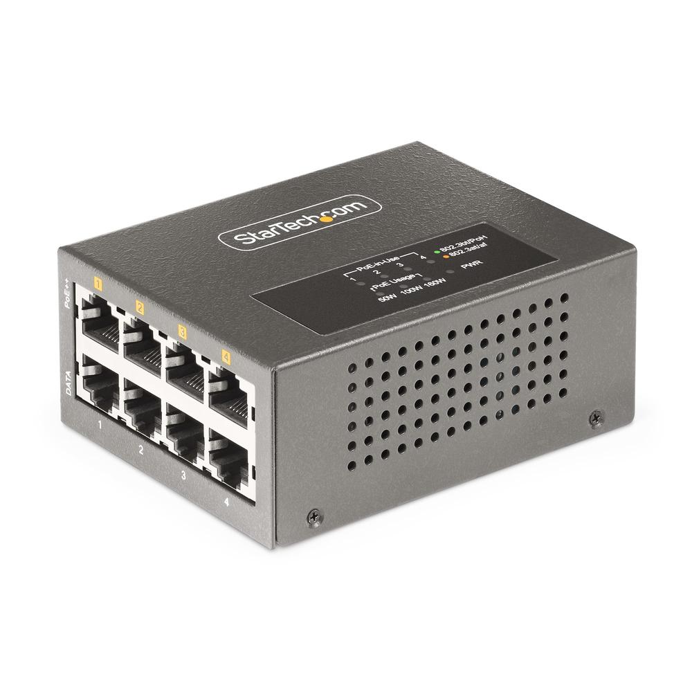 SWITCH STARTECH AS445C-POE-INJECTOR 4 PUERTOS
