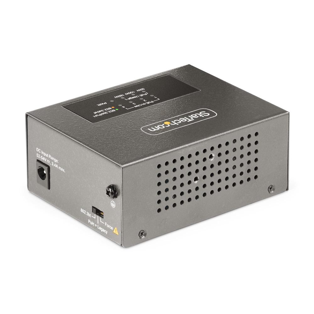 SWITCH STARTECH AS445C-POE-INJECTOR 4 PUERTOS